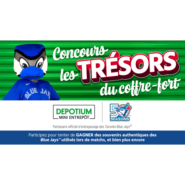 Concours Gagnez des articles souvenirs des Blue Jays utilisés pendant le match et bien plus!