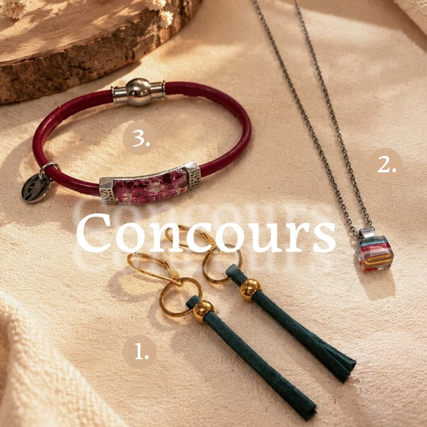 Concours Gagnez des boucles d'oreilles, un collier et un bracelet!