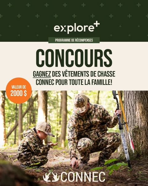 Concours Gagnez des vêtements de chasse Connec pour toute la famille!