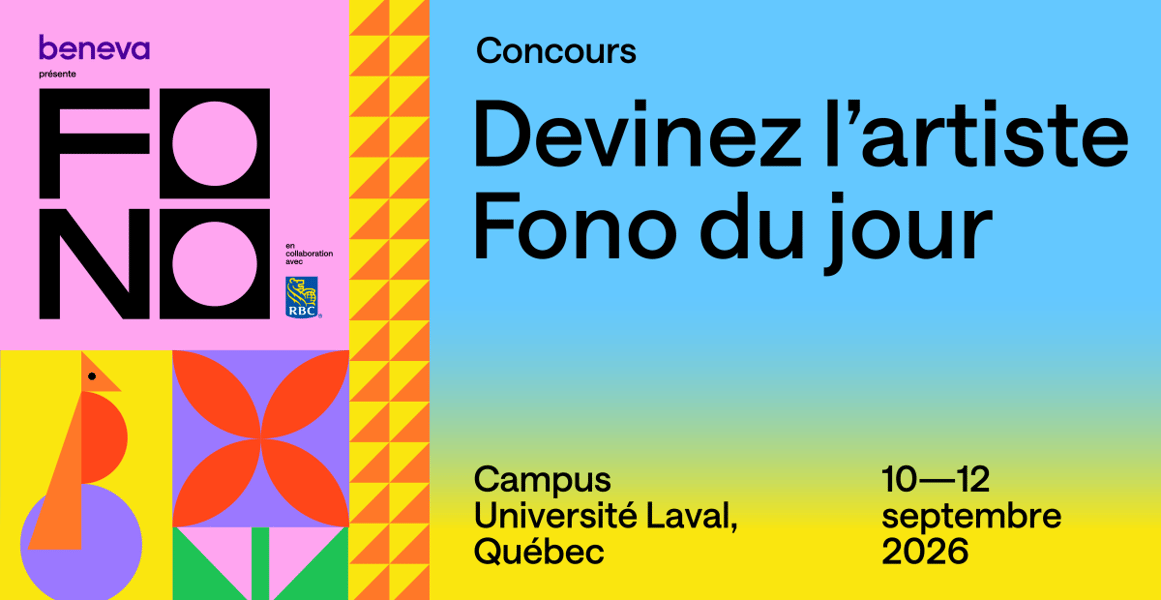 Concours WKND 91,9 Gagnez deux laissez-passer pour le festival Fono!