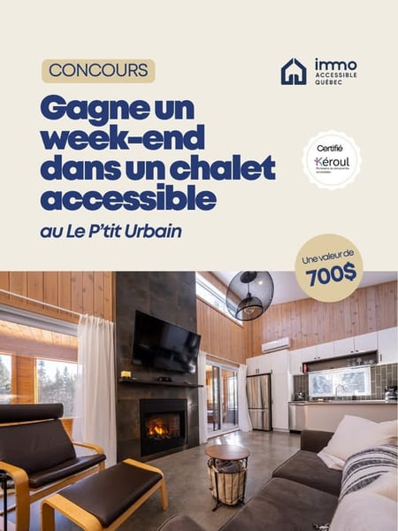 Concours Gagnez deux nuitées au chalet le P’tit urbain!