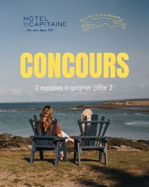 Concours Gagnez deux nuitées pour deux personnes à l'hôtel du Capitaine!