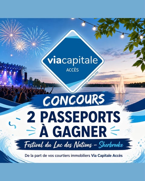 Concours Gagnez deux passeports pour le Festival du Lac des Nations à Sherbrooke!