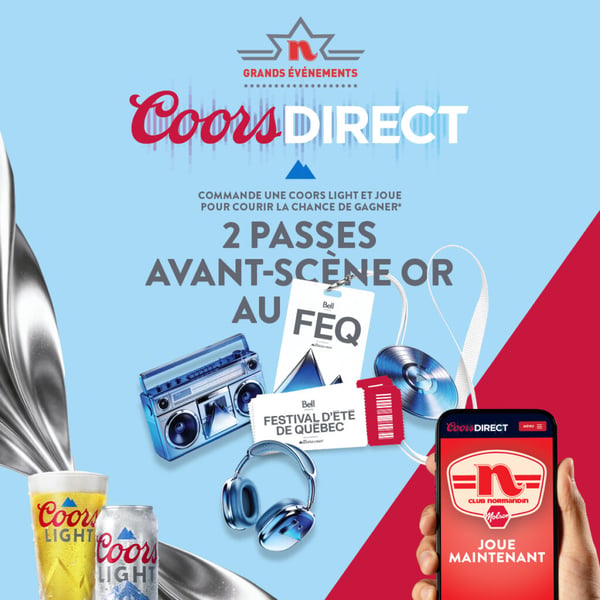 Concours Gagnez deux passes avant-scène or pour tous les spectacles du festival d'été de Québec!