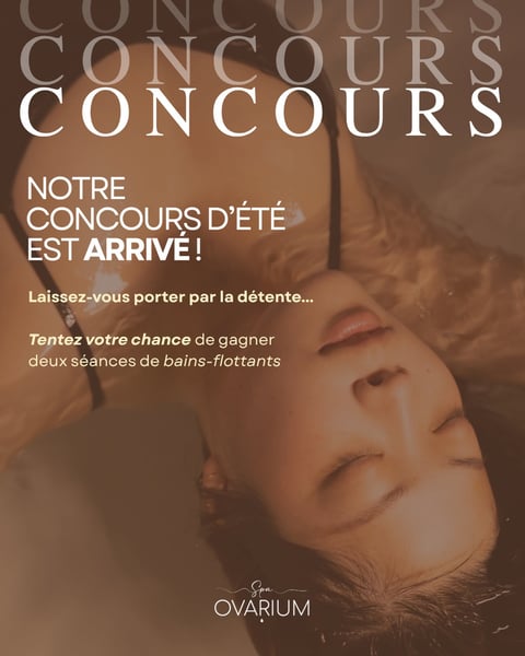 Concours Gagnez deux séances de bains-flottants!