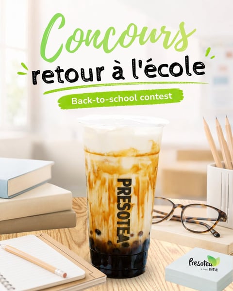 Concours Gagnez deux thés aux perles de chez Presotea!
