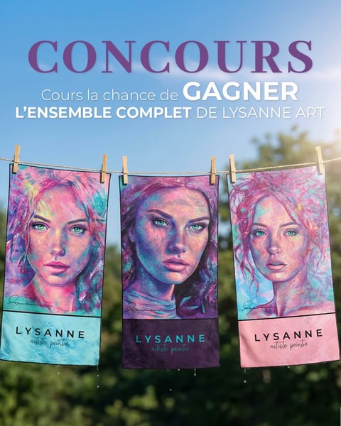 Concours Gagnez la collection de serviettes Solem x Lysanne Art!