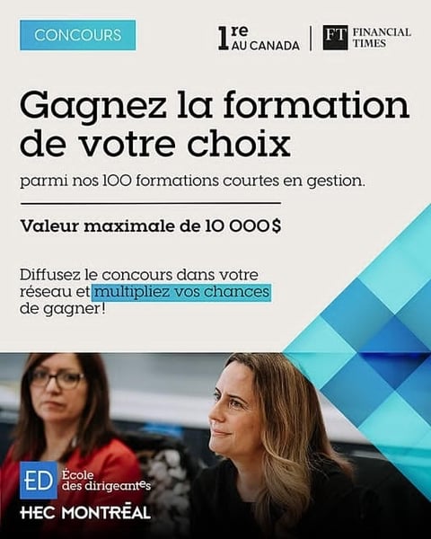 Concours Gagnez la formation de votre choix!
