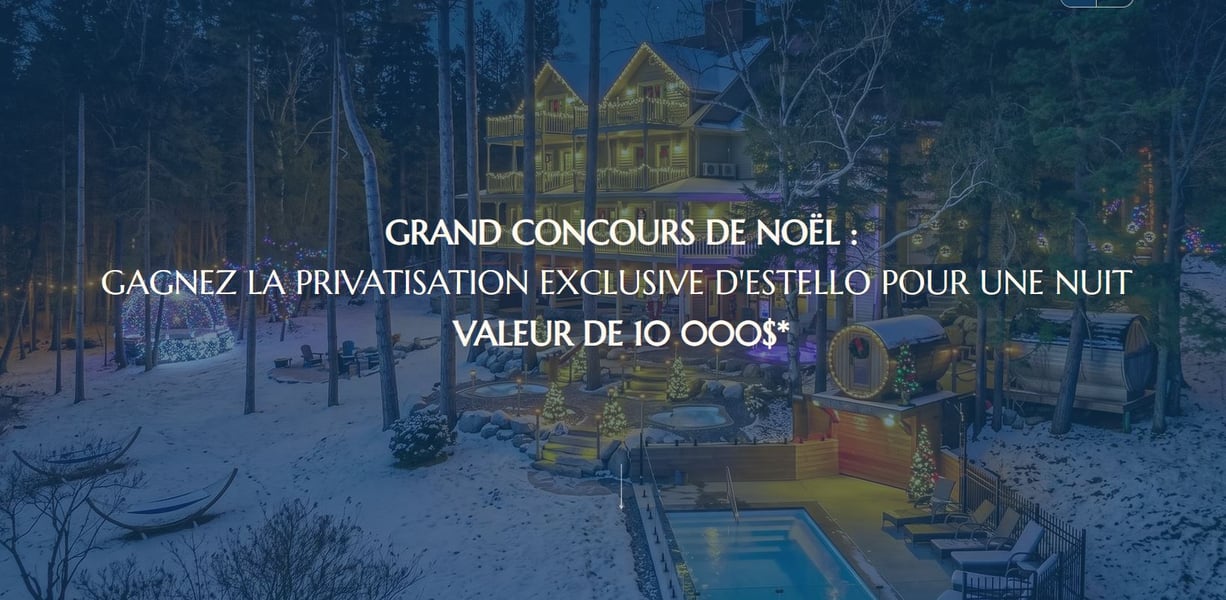 Concours Gagnez la privatisation exclusive d'Estello pour une nuit!
