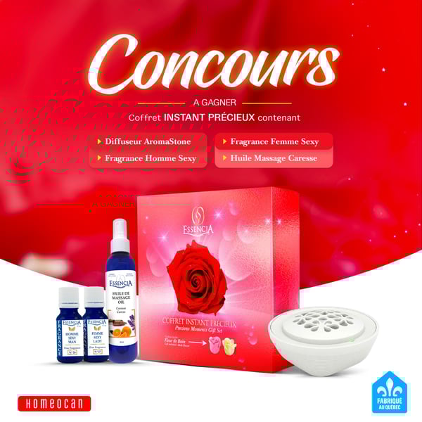 Concours Gagnez le coffret diffuseur AromaStone!