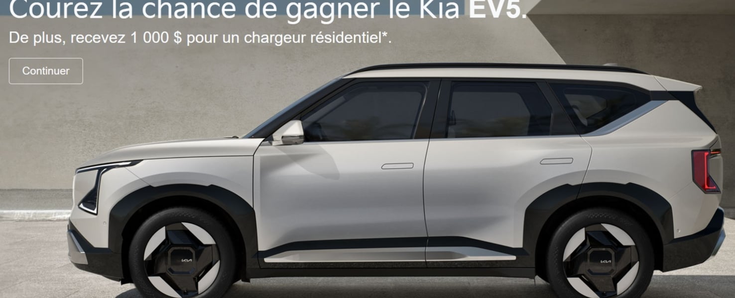 Concours Gagnez le Kia EV5