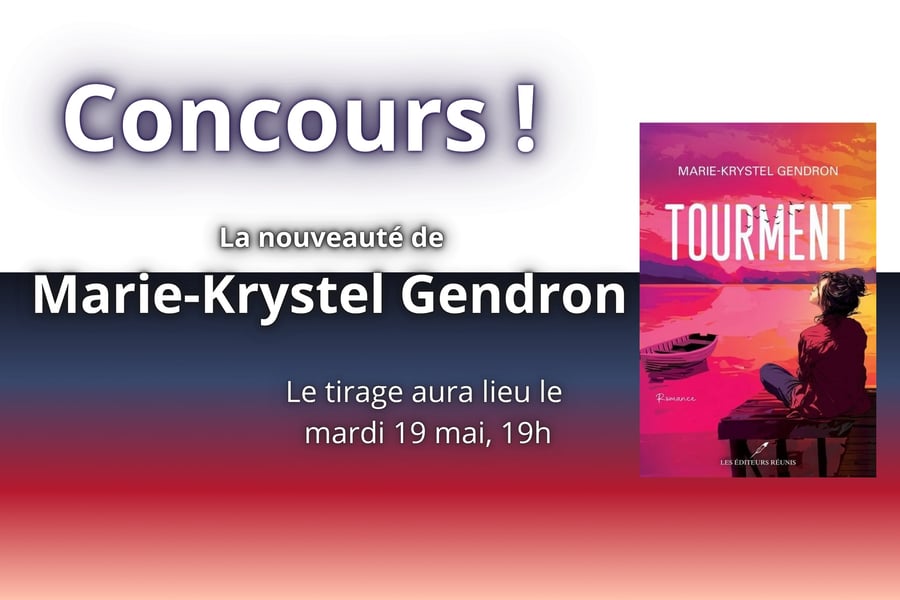Concours Gagnez le livre Tourment, de Marie-Krystel Gendron - Auteure!