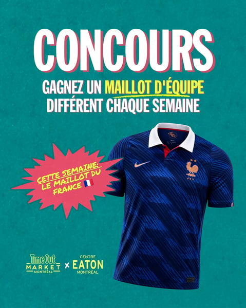Concours Gagnez le maillot officiel de la France!