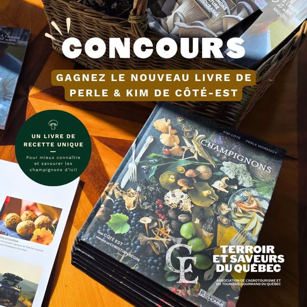 Concours Gagnez le nouveau livre Champignons!