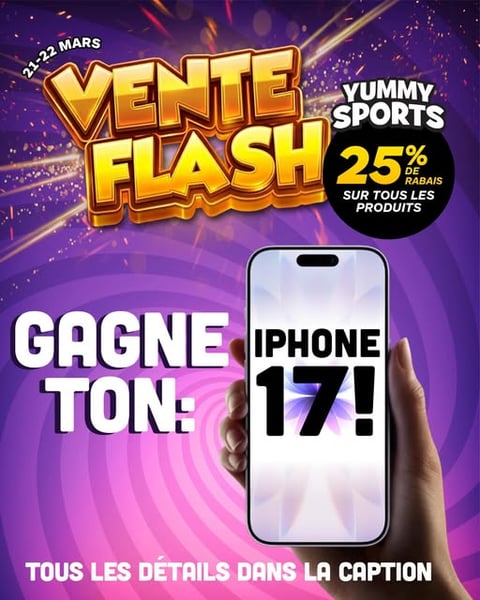 Concours Gagnez le tout nouveau iPhone 17 !