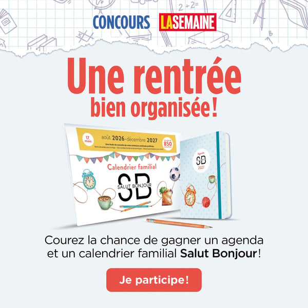 Concours Gagnez l'un des dix ensembles calendrier et agenda Salut Bonjour!