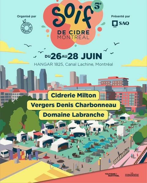 Concours Gagnez 4 billets pour Soif de Cidre!