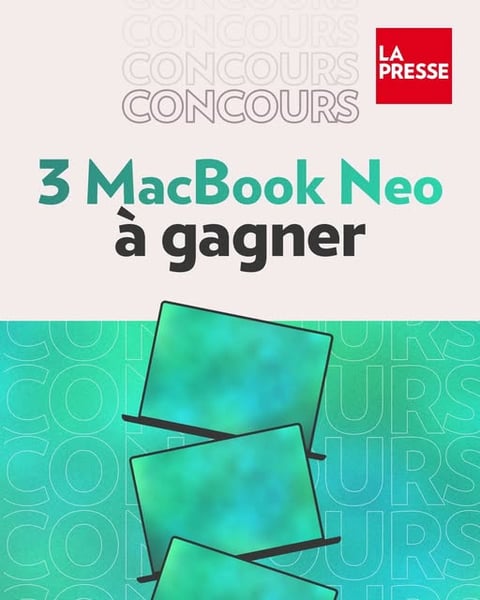 Concours Gagnez l'un des 3 MacBook Neo d'Apple!