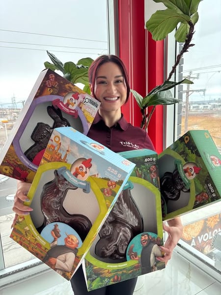 Concours Gagnez l'un des 4 chocolats de Pâques!