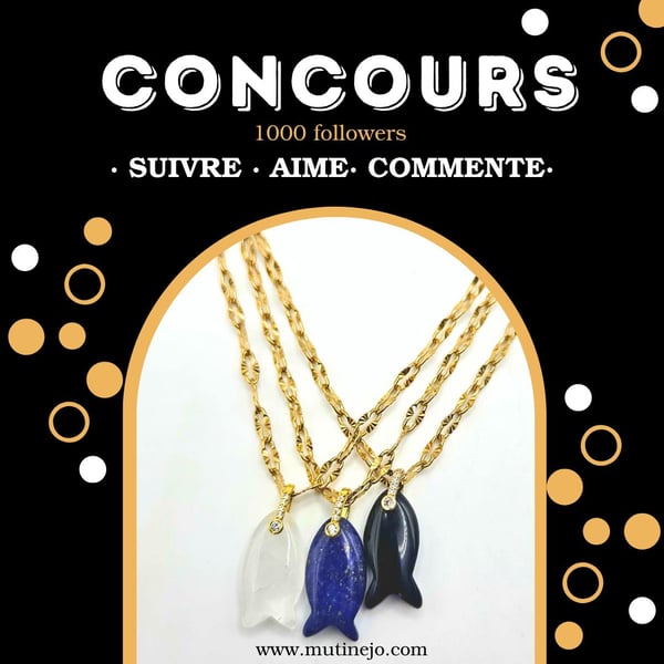 Concours Gagnez l'un des 5 bijoux Mutine.jo!