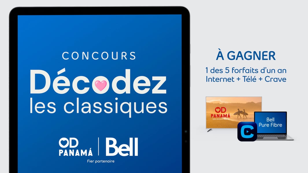 Concours Gagnez l'un des cinq forfaits d’un an Internet, télé et Crave!