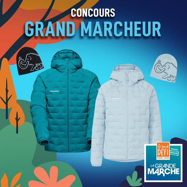 Concours Gagnez l'un des cinquante ensembles du Grand marcheur!