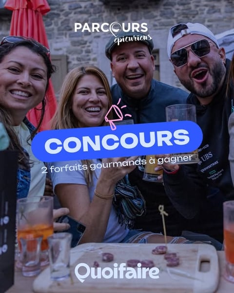 Concours Gagnez l'un des deux forfaits gourmands!
