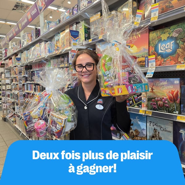 Concours Gagnez l'un des deux paniers remplis de bonbons et de jeux!