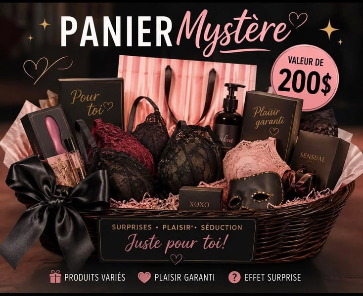 Concours Gagnez l'un des dix paniers cadeaux d'une valeur de 200$ de la Boutique Intime!
