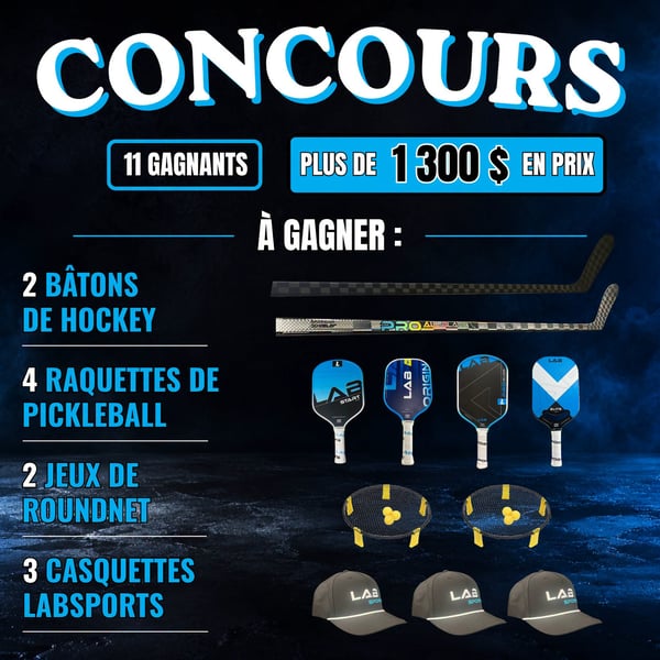 Concours Gagnez l'un des onze prix LabSports﻿!