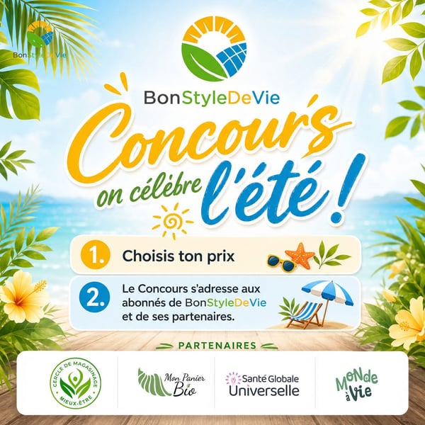 Concours Gagnez l'un des quatre prix de la boutique BonStyleDeVie!