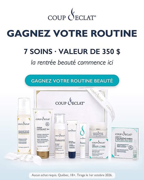 Concours Gagnez l'un des sept soins anti-âge Coup d'Éclat!