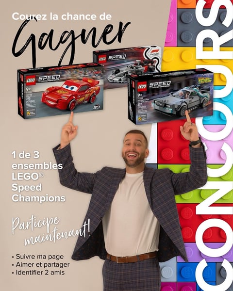 Concours Gagnez l'un des trois ensembles de LEGO® Speed Champions!