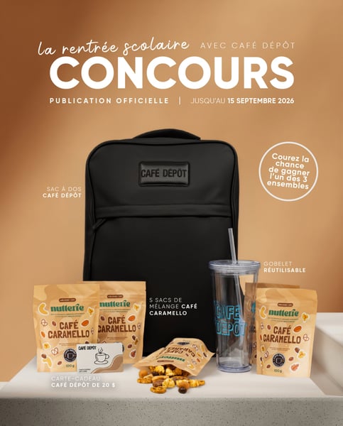 Concours Gagnez l'un des trois ensembles Café Dépôt!
