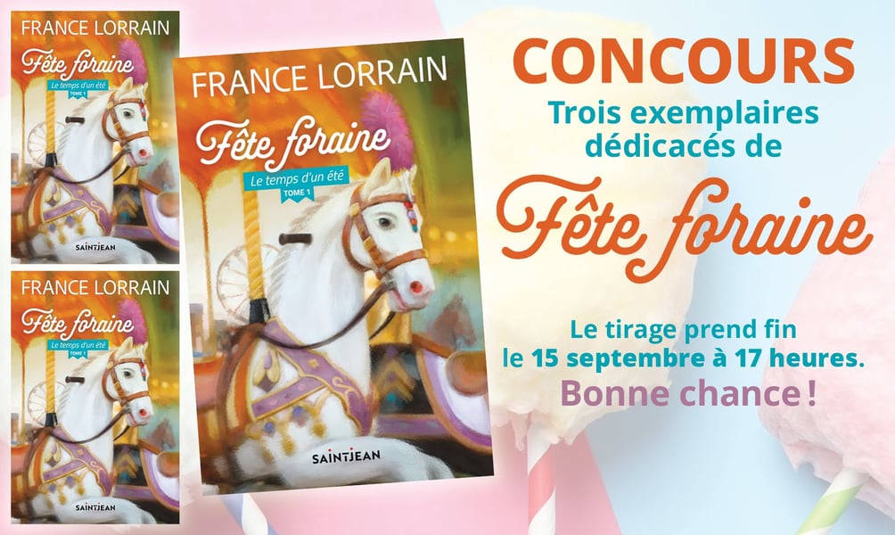 Concours Gagnez l'un des trois exemplaires dédicacés du livre Fête foraine!