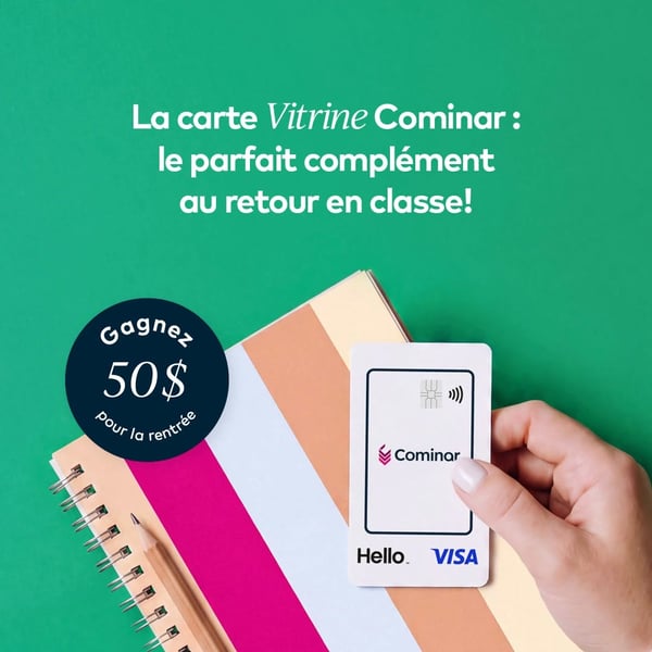 Concours Gagnez l'une des cinq cartes-cadeaux Cominar de 50$!