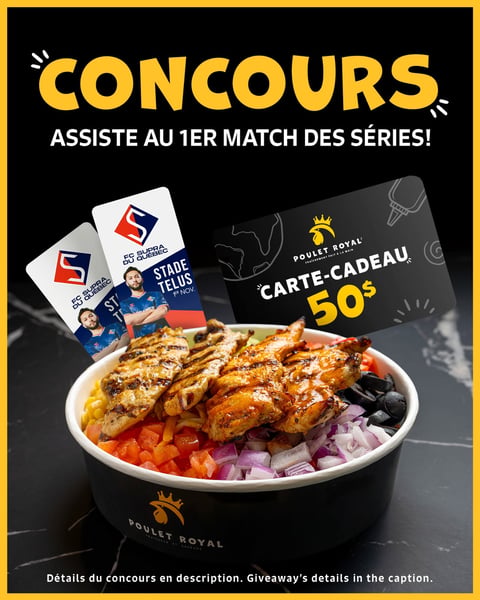 Concours Gagnez la chance d'assister au  match des séries éliminatoires du Supra!