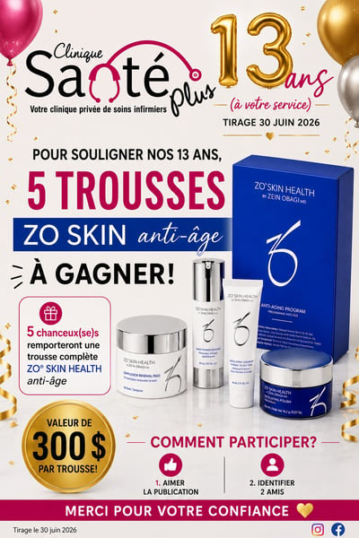 Concours Gagnez l'une des cinq trousses zo skin anti-àge!