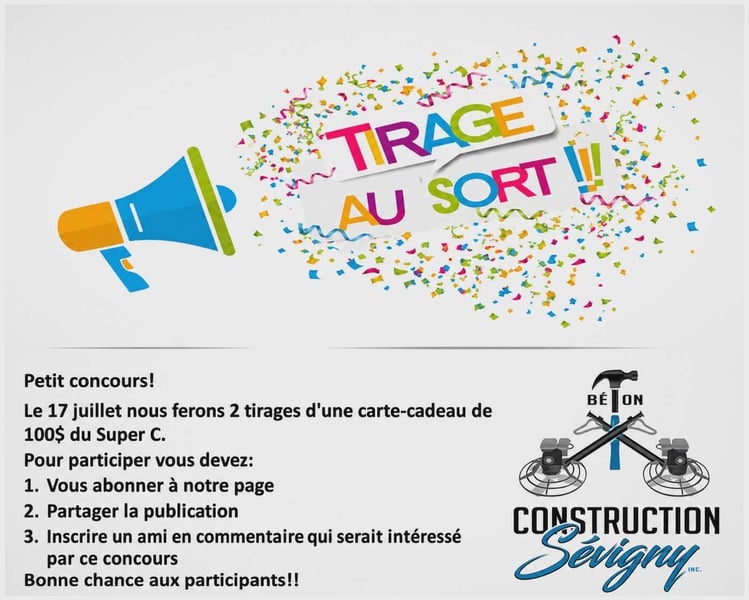 Concours Gagnez l'une des deux cartes-cadeaux Super C de 100$!