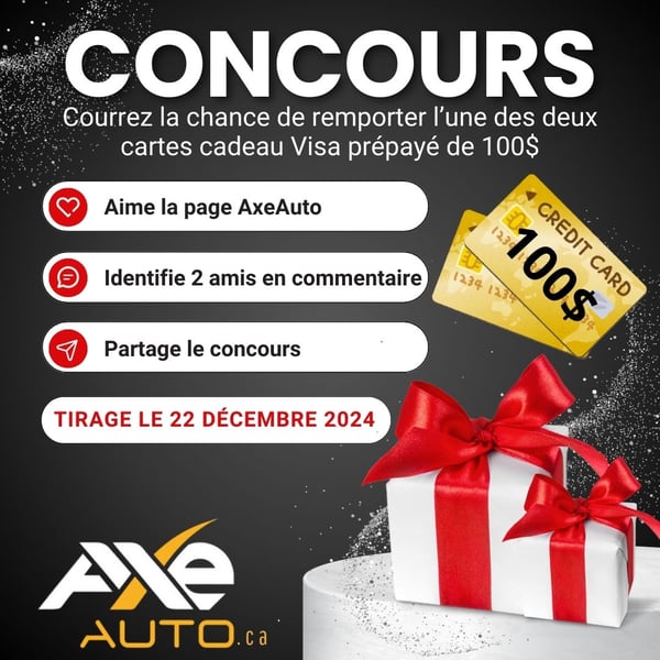 Concours Gagnez l'une des deux cartes prépayées d'une valeur de 100.00$ chacune!