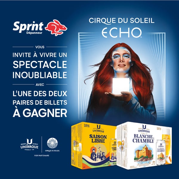 Concours Gagnez l’une des deux paires de billets pour le spectacle ECHO du Cirque du Soleil!