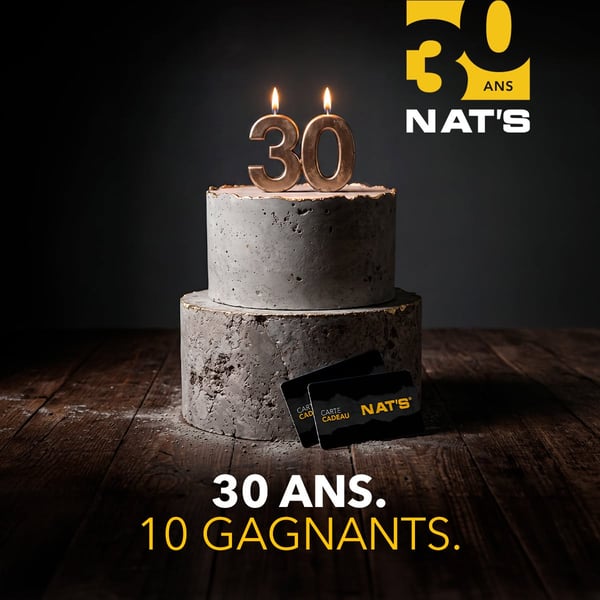 Concours Gagnez l'une des dix cartes-cadeaux Nat's de 300$!