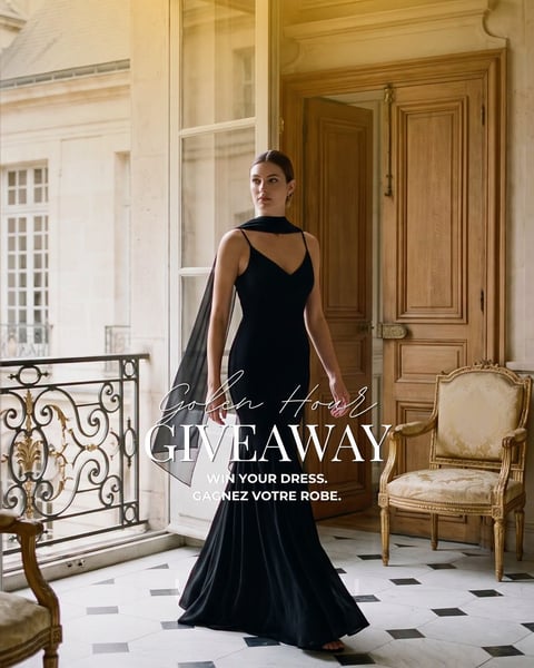 Concours Gagnez l'une des trois robes de la boutique LE CHÂTEAU!