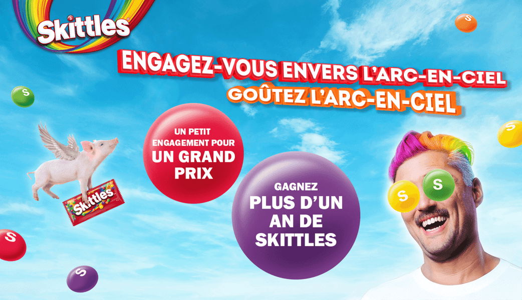 Concours Gagnez plus d'un an de Skittle!