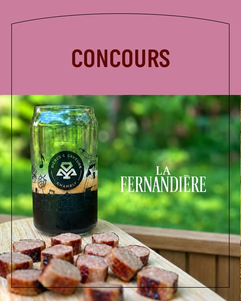 Concours Gagnez quatre billets pour le Bières et Saveurs de Chambly!