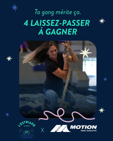 Concours Gagnez quatre laissez-passer pour Motion Parc Évolutif Granby!
