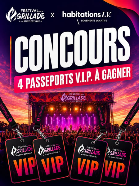 Concours Gagnez quatre passeports V.I.P. pour le Festival de la Grillade de Saint-Zotique!