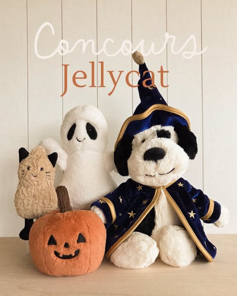 Concours Gagnez quatre peluches Jellycat d'Halloween!