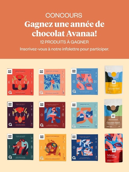 Concours Gagnez un an de chocolat Avanaa!