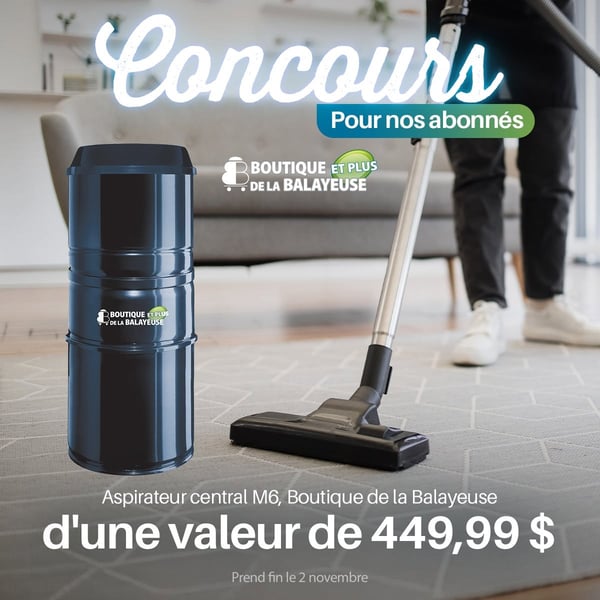 Concours Gagnez un aspirateur central M6!